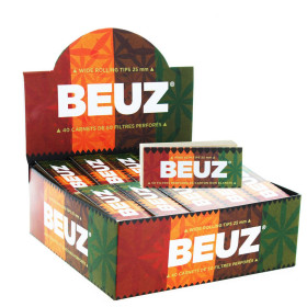 Filtres à cigarettes | Boîte de 40 tips Beuz Brown 25 mm