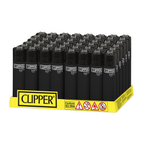Lot de 48 Briquets Clipper collection Soft Black sur notre boutique