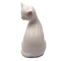 Chat Déco en céramique - modèle blanc