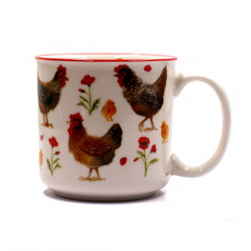 Vaisselle | Tasse Timbale Poules Collection Georgette