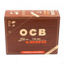 Feuilles Slim | Boîte de 32 paquets de feuilles OCB Slim Virgin Tips Longues 125 mm